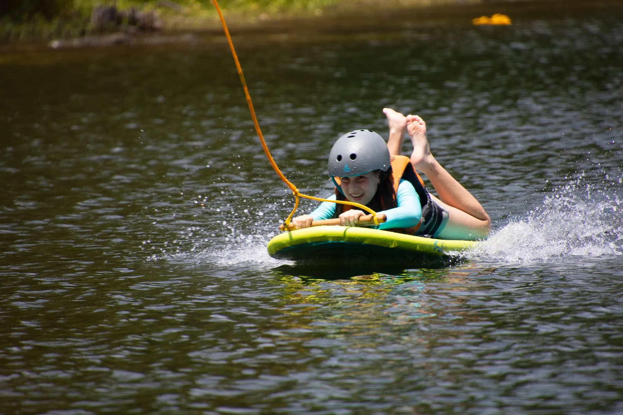 Cable park boogie boarding