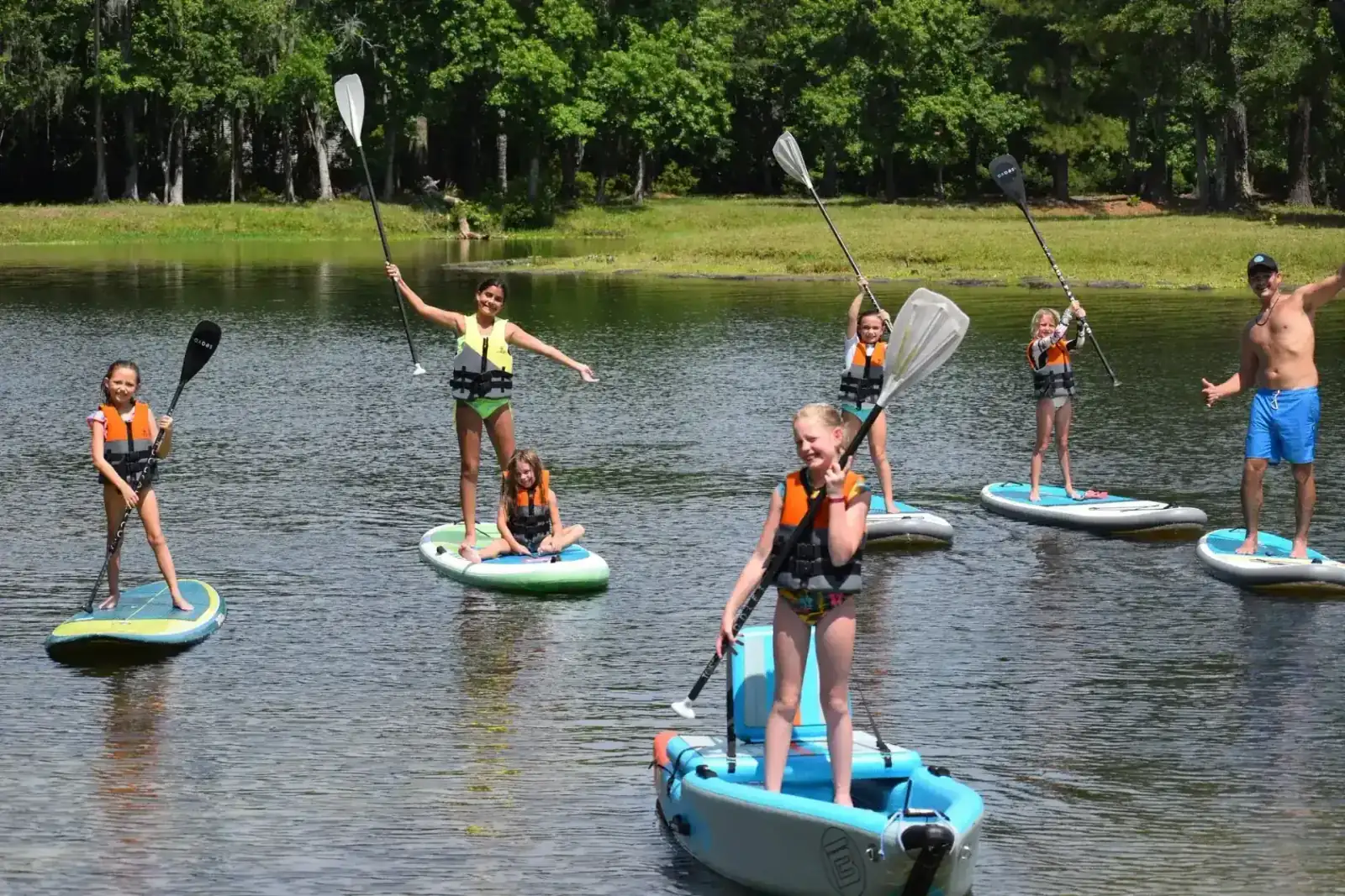 Kids at summer camp